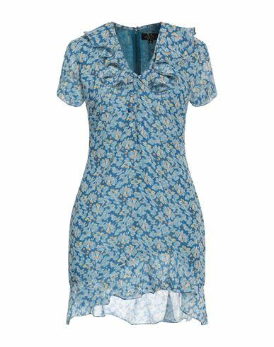 De La Vali Woman Mini dress Sky blue Recycled polyester Cover