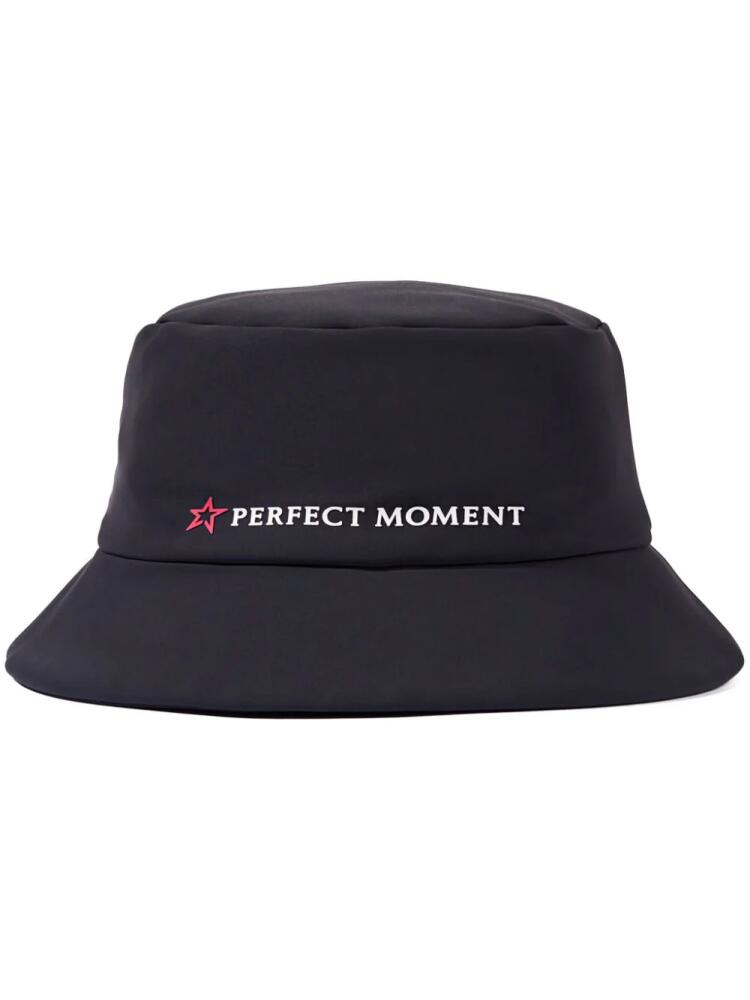 Perfect Moment logo-print bucket hat - Black Cover