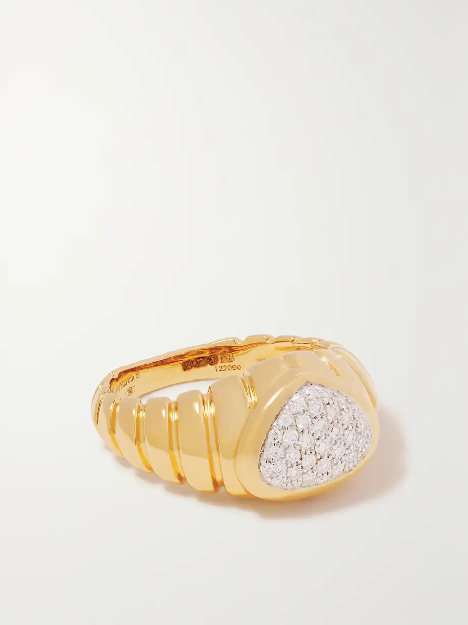 Marina B - Timo 18-karat Gold Diamond Ring - 7 Cover