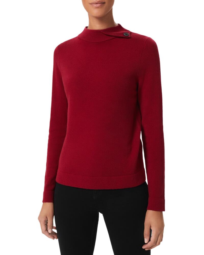 Hobbs London Talia Mock Neck Sweater Cover