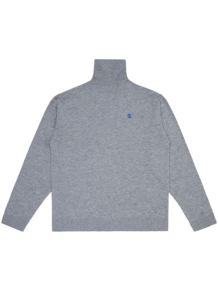 Ader Error logo-patch knit jumper - Grey Cover