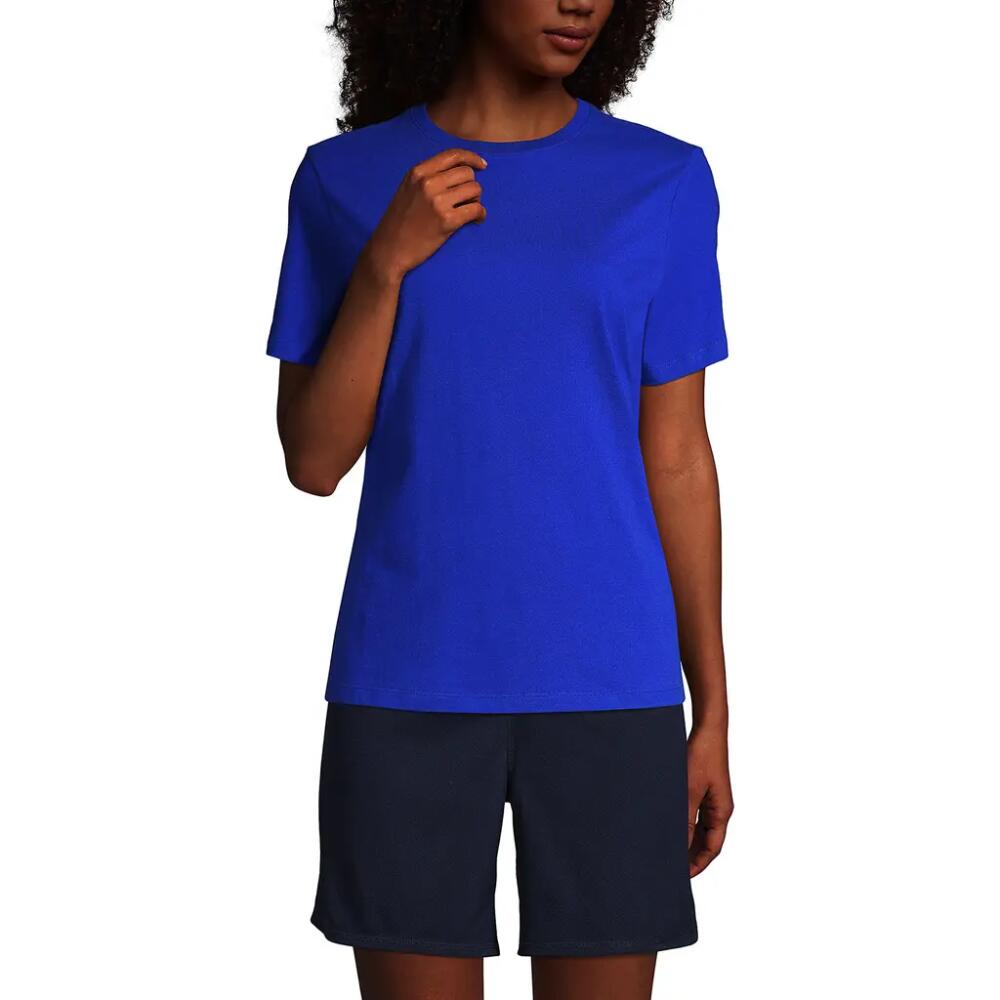 Lands' End School Uniform Short Sleeve Feminine Fit Essential T-shirt in Cobalt Cover