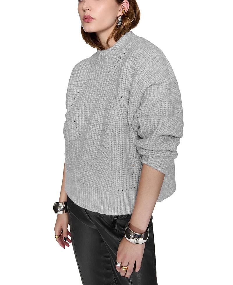 Rebecca Minkoff Brooks Split Hem Sweater Cover