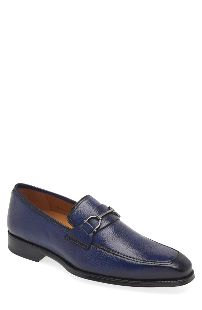 Mezlan Bit Loafer in Blue Cover