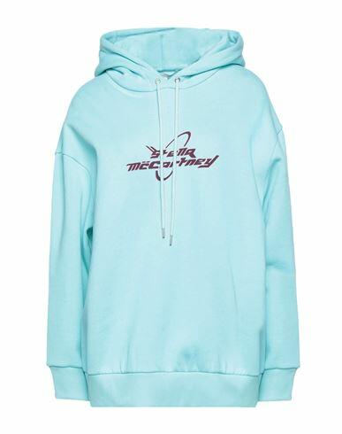 Stella Mccartney Woman Sweatshirt Azure Cotton, Elastane Cover