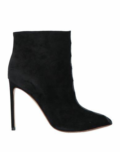 Francesco Russo Woman Ankle boots Black Leather Cover