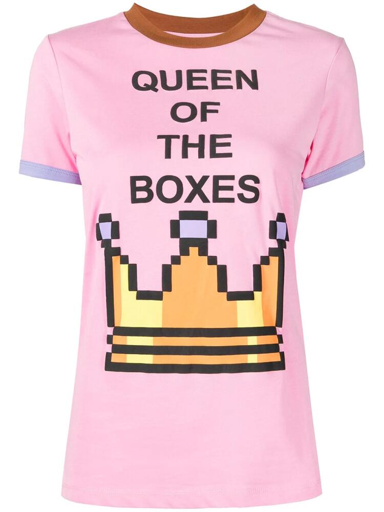 Natasha Zinko Queen Of The Boxes T-shirt - Pink Cover