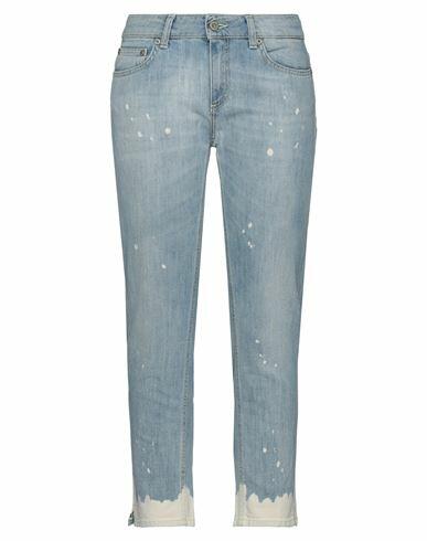 Dondup Woman Jeans Blue Cotton, Elastomultiester Cover