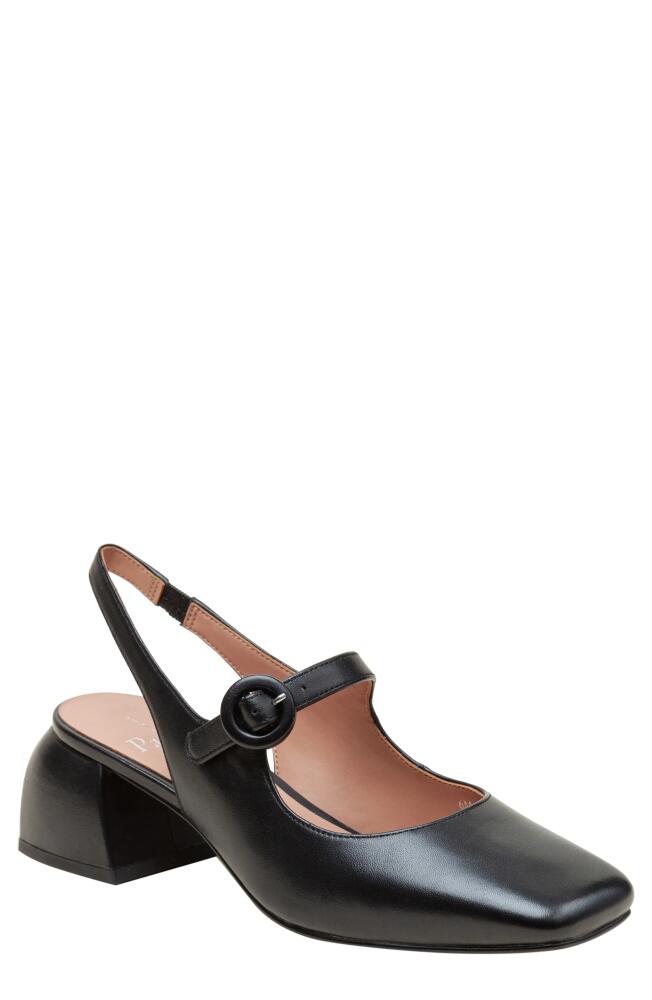 Linea Paolo Manu Slingback Mary Jane Pump in Black Cover