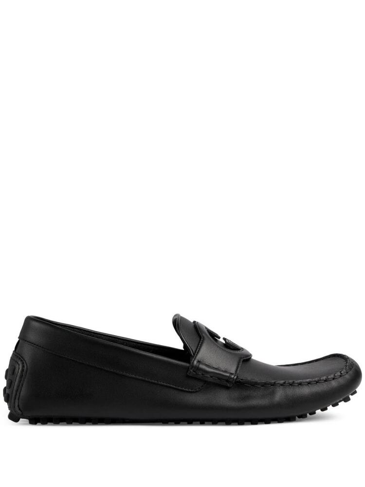 Gucci Interlocking G leather shoes - Black Cover