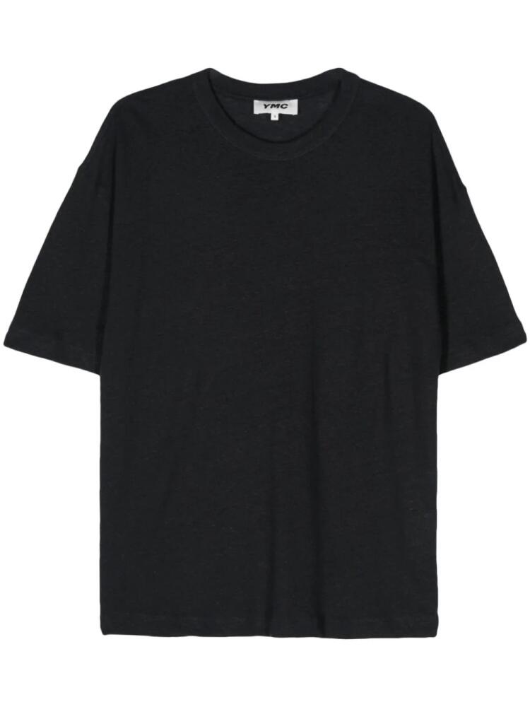 YMC organic cotton short-sleeve T-shirt - Black Cover