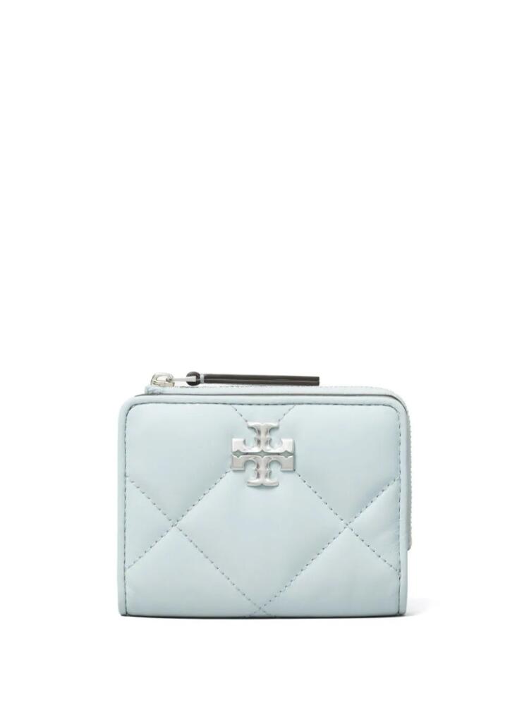 Tory Burch Kira diamond quilt bi-fold wallet - Blue Cover