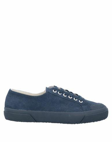 Superga Man Sneakers Midnight blue Soft Leather Cover