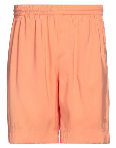 Msgm Man Shorts & Bermuda Shorts Orange Viscose, Polyester Cover