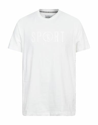 Bikkembergs Man T-shirt White Cotton, Elastane, Polyester Cover