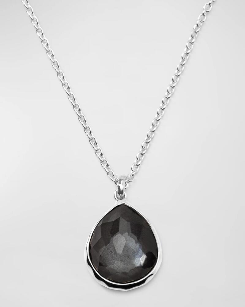 Ippolita Hematite Doublet Mini Teardrop Pendant Necklace Cover