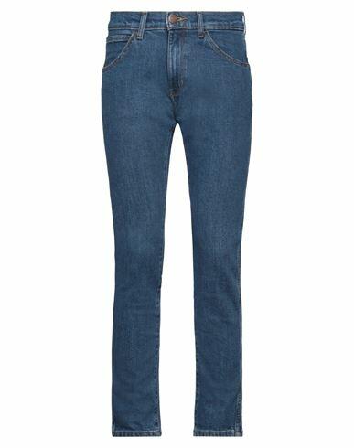 Wrangler Man Jeans Blue Cotton, Elastane Cover