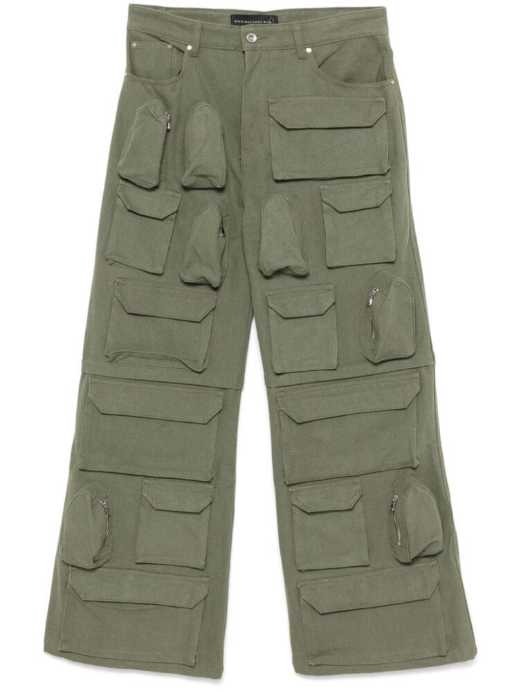 Who Decides War Rave cargo pants - Green Cover