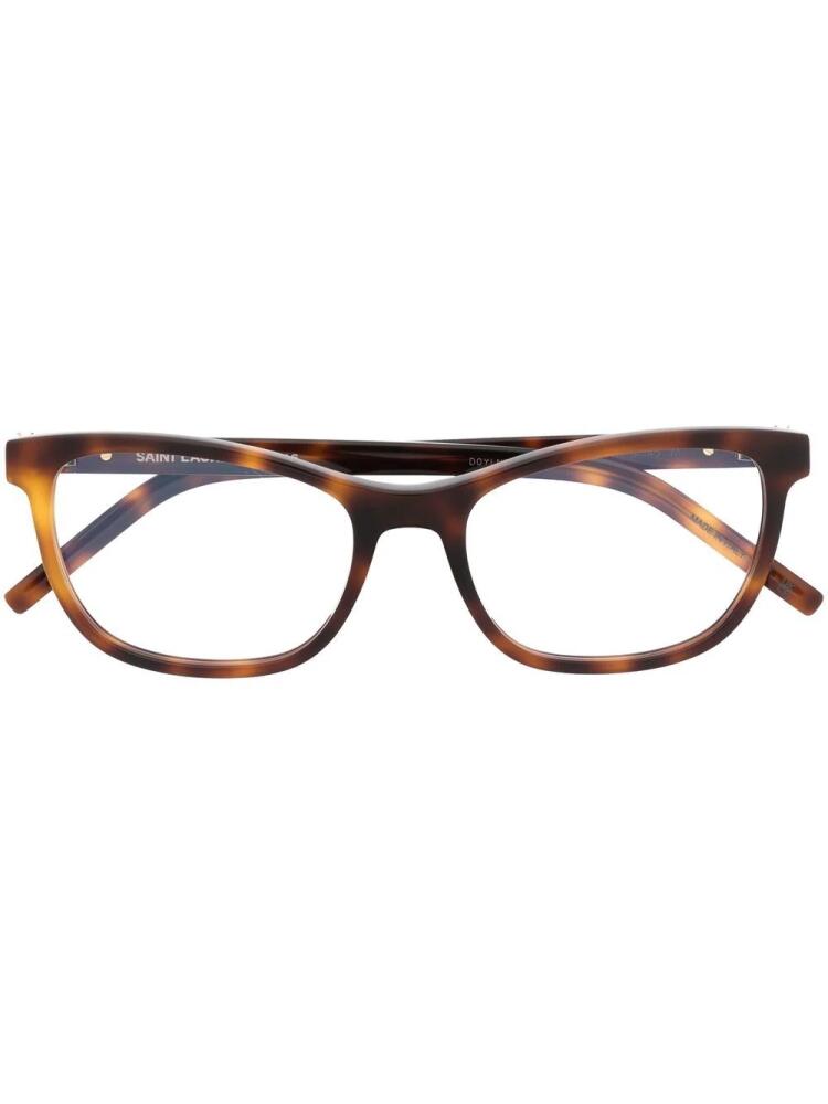 Saint Laurent Eyewear cat-eye glasses - Brown Cover