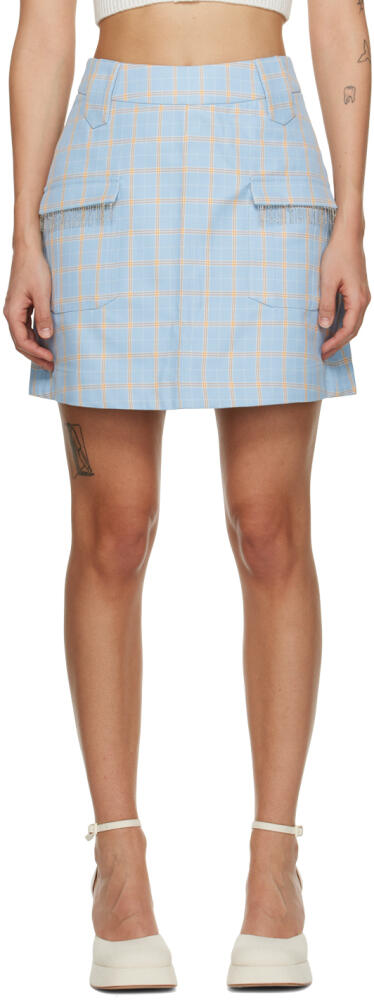 Shrimps Blue Rose Miniskirt Cover