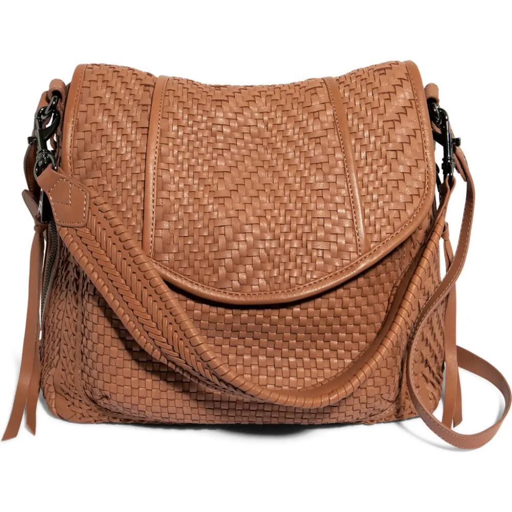 Aimee Kestenberg All For Love Woven Leather Shoulder Bag in Vachetta Cover