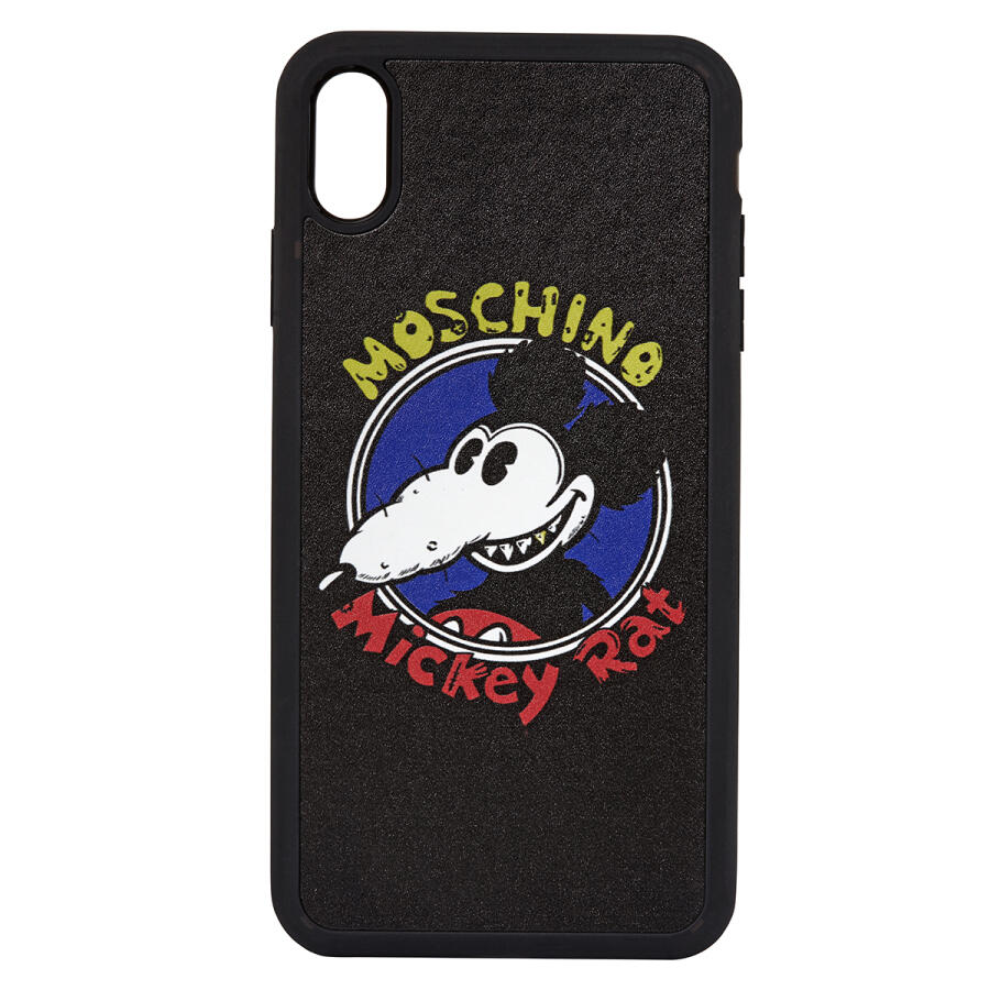 Moschino Ladies Iphone XS Max Mickey Rat Phone Case Cover