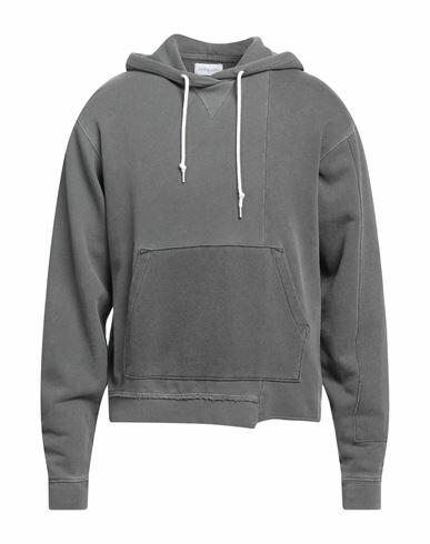 John Elliott Man Sweatshirt Lead Cotton, Polyester, Polyurethane Cover