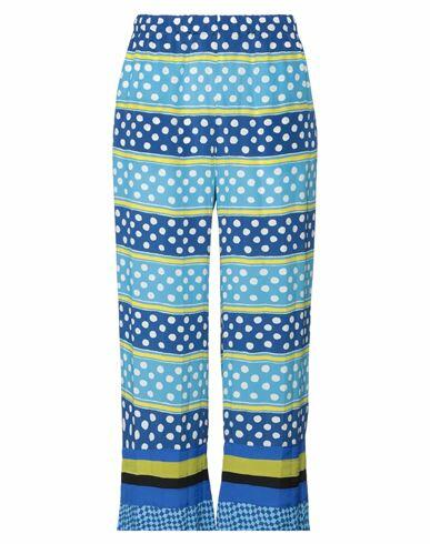 Marni Woman Pants Sky blue Silk Cover