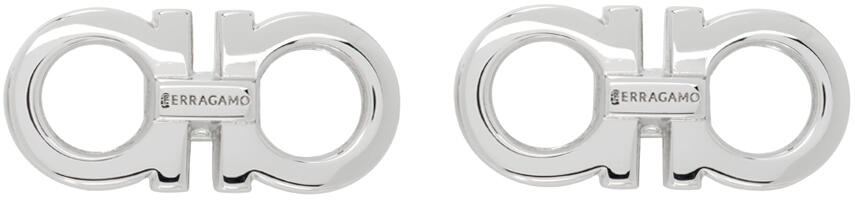 Ferragamo Silver Gancini Cufflinks Cover