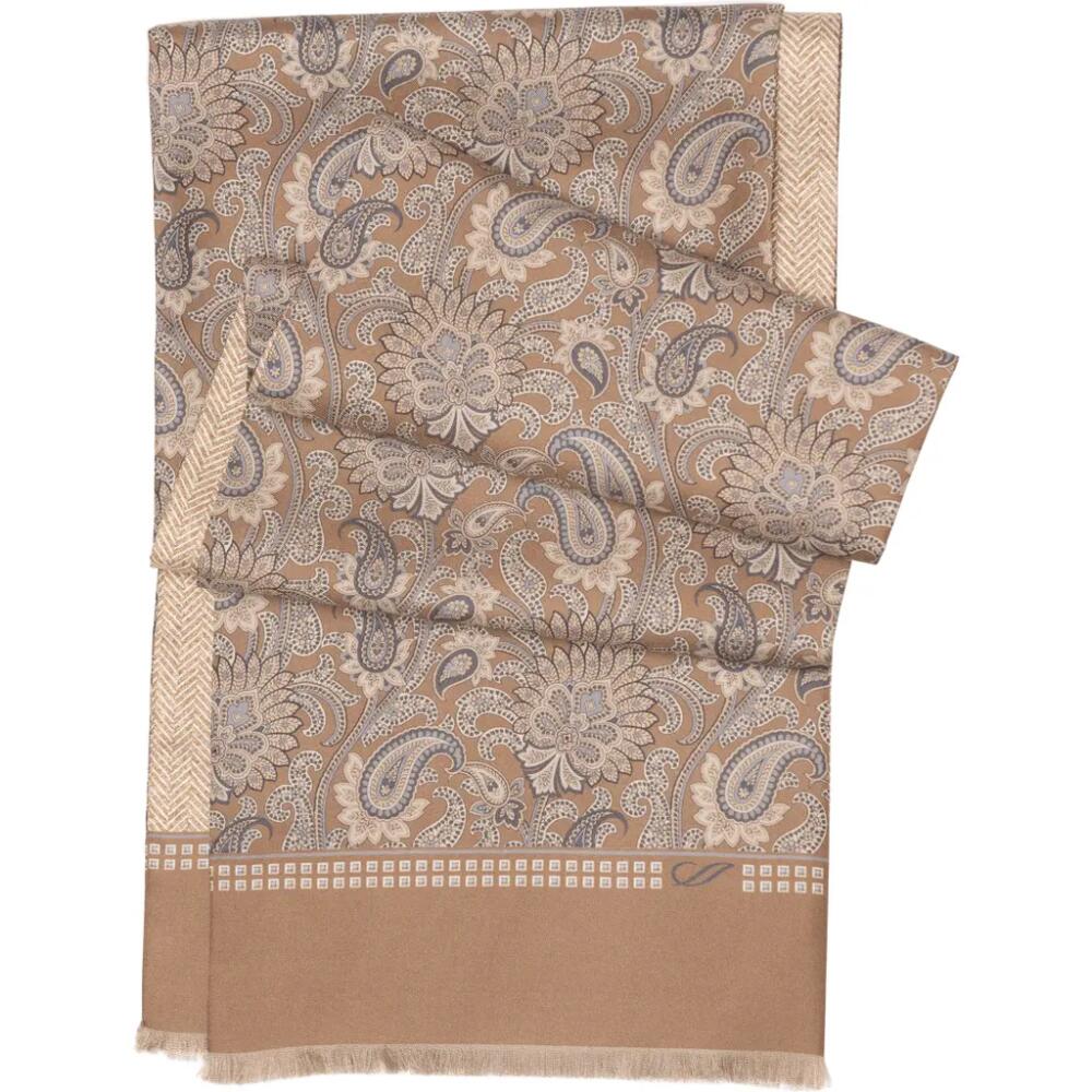 Elizabetta Pasquino - Silk Scarf for Men in Sand Cover