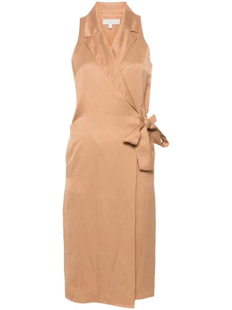 Antonelli Muller wrap dress - Brown Cover