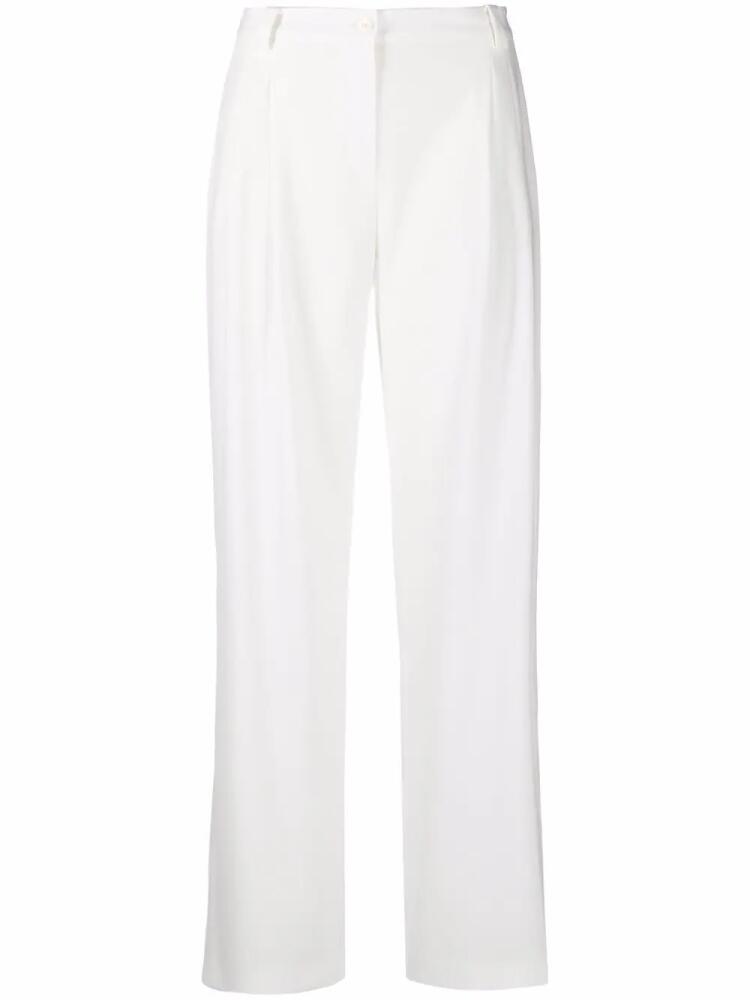 Patrizia Pepe dart detail tailored trousers - White Cover