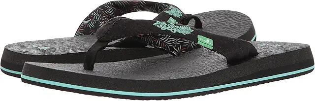 Sanuk Yoga Paradise 2 (Black Paradise Palms) Women's Sandals Cover