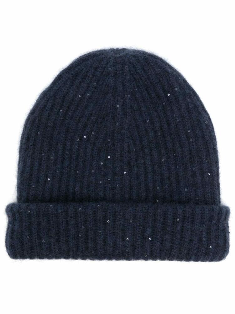 Fabiana Filippi sequinned beanie - Blue Cover