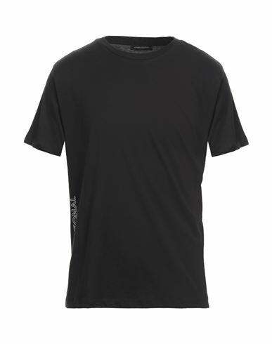 C'n'c' Costume National Man T-shirt Black Cotton Cover