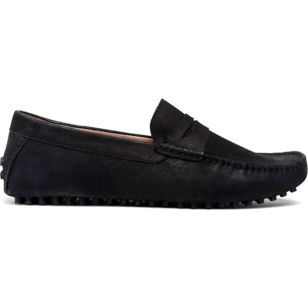 CARLOS SANTANA Ritchie Penny Loafer in Black Nubuck Cover