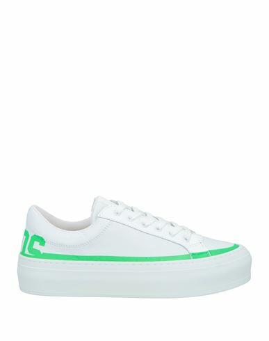 Gcds Woman Sneakers Green Leather Cover