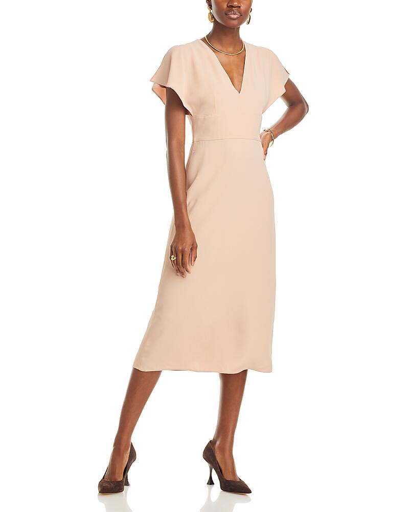 Boss Dawinga Flutter Sleeve Midi Dress Cover