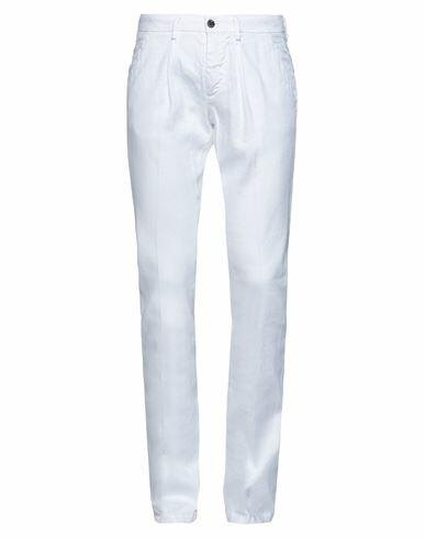 Mason's Man Pants White Linen, Cotton, Elastane Cover