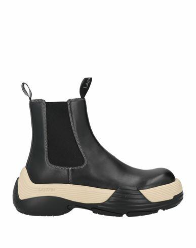 Lanvin Man Ankle boots Black Calfskin Cover