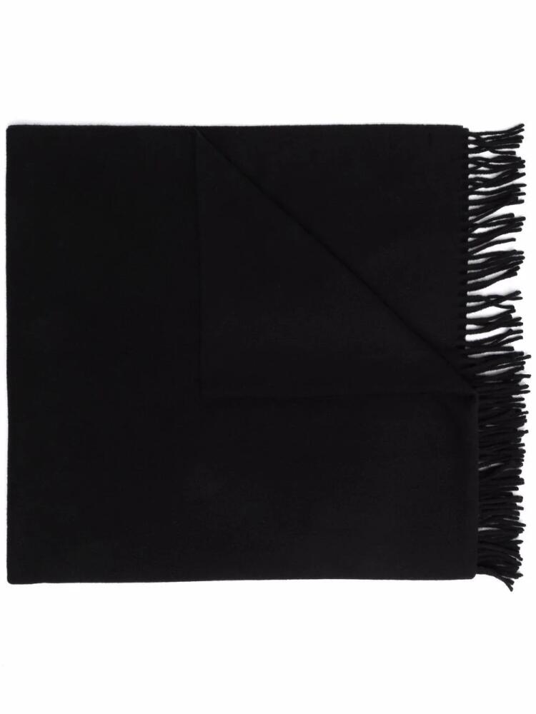 A.P.C. fringe-hem scarf - Black Cover