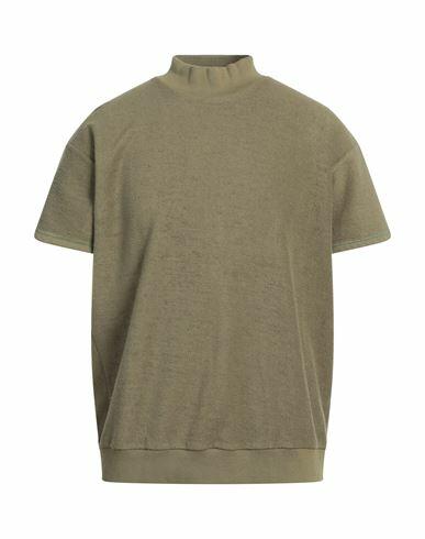 Fear Of God Man Sweatshirt Military green Cotton Cover