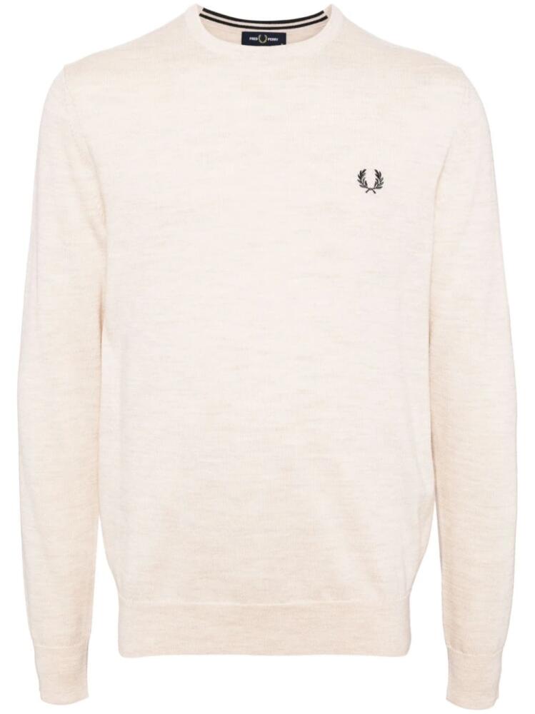 Fred Perry classic crew-neck jumper - Neutrals Cover