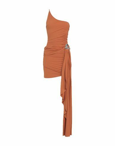 David Koma Woman Mini dress Tan Polyamide, Elastane Cover