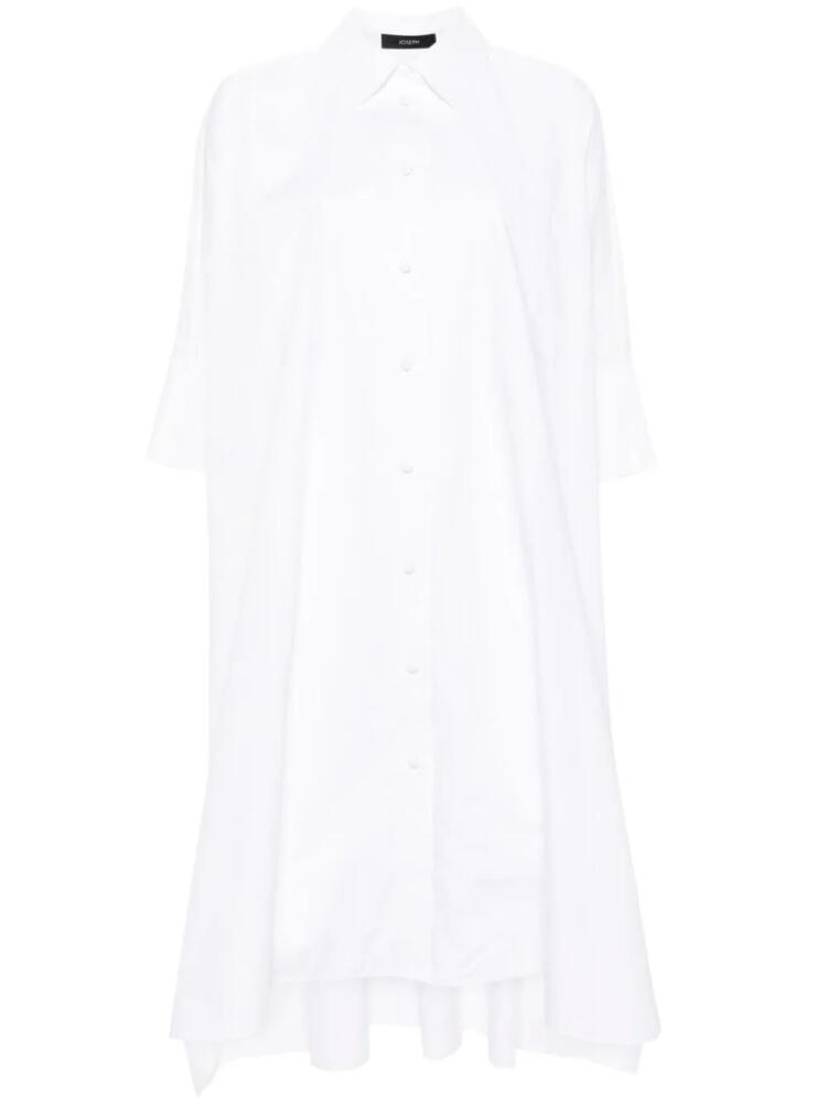 JOSEPH Dania organic cotton maxi dress - White Cover