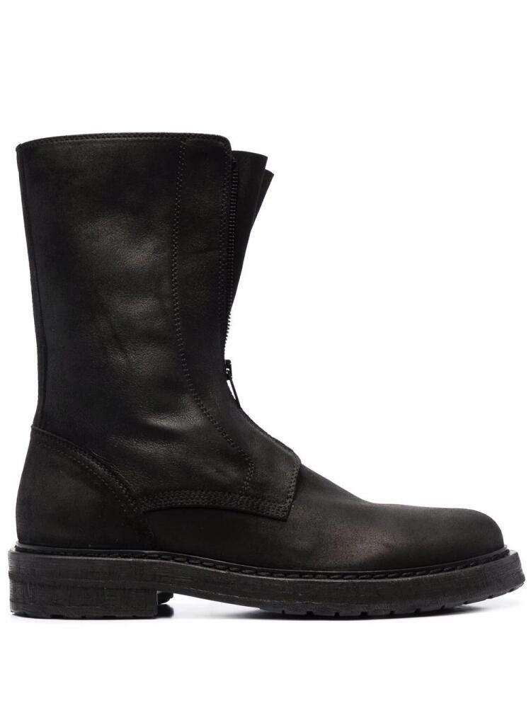 Ann Demeulemeester Willy A. zip-front mid-calf boots - Black Cover