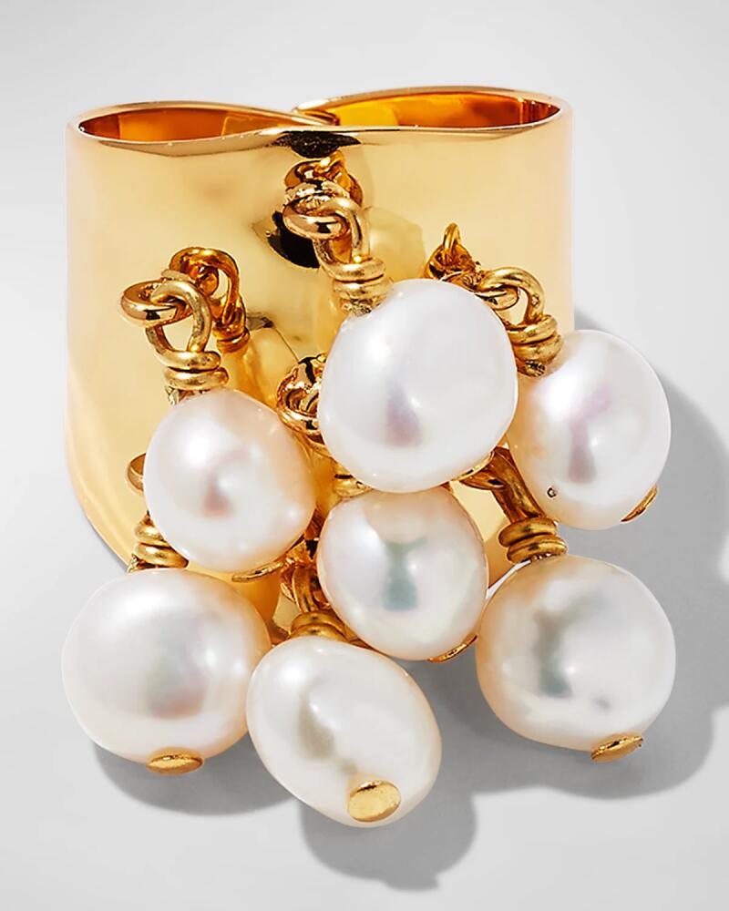 NEST Jewelry Pearl Charm Adjustable Ring Cover