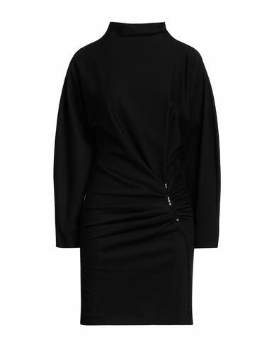 Dondup Woman Mini dress Black Viscose, Polyamide, Elastane Cover