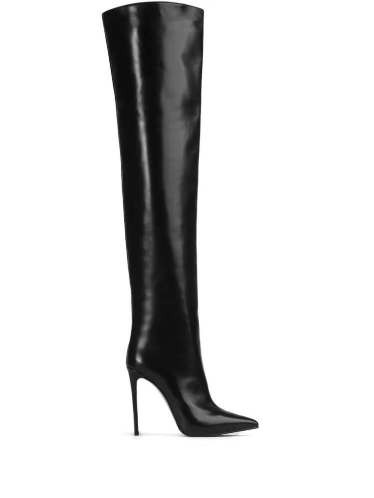 Le Silla Eva 120mm thigh-high leather boots - Black Cover