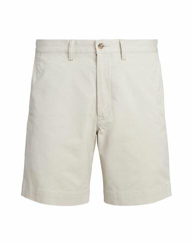 Polo Ralph Lauren 8-inch Stretch Straight Fit Twill Short Man Shorts & Bermuda Shorts Beige Cotton, Elastane Cover